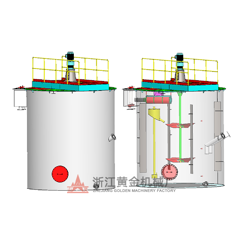 Mechanischer Mischlaugentank